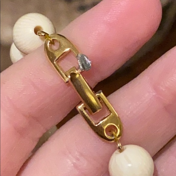 Napier Graduating White Beaded Necklace - Picture 6 of 11